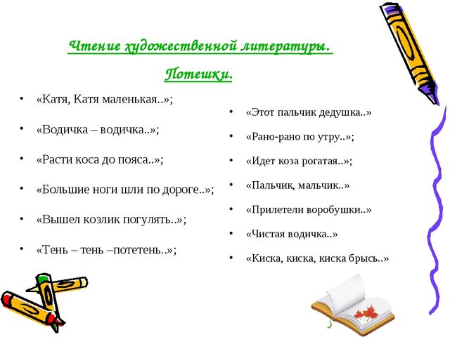 Проект "Использование малых форм фолклора в развитии речи детей раннего возраста"