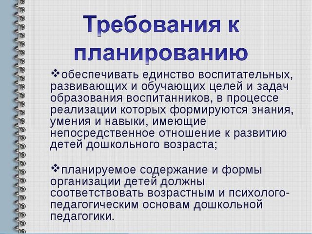 Современный подход к планированию образовательной деятельности педагога с учетом требования ФГОС.