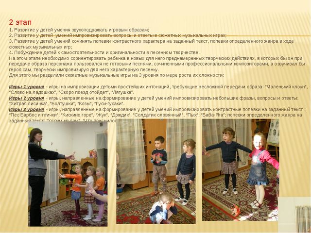 Презентация "Проект «Сюжетная музыкально-игровая деятельность детей старшего дошкольного возраста как средство развития песенного творчества»