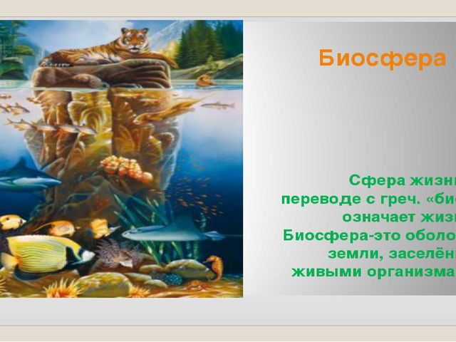 Презентация по экологическому развитию дошкольников " Оболочки Земли"