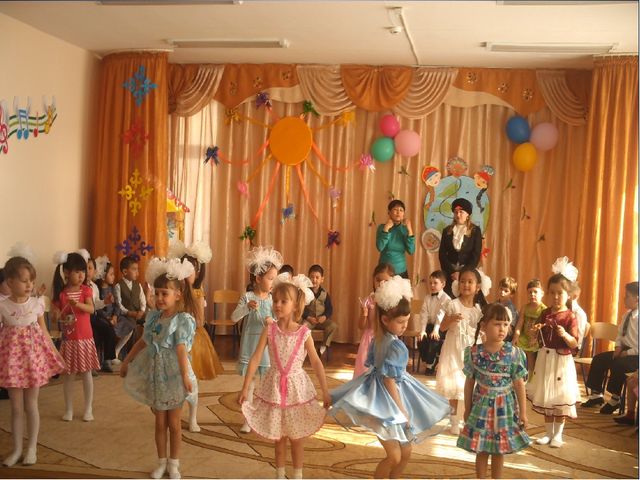 Презентация на тему "Праздничное оформление музыкального зала в ДОУ"