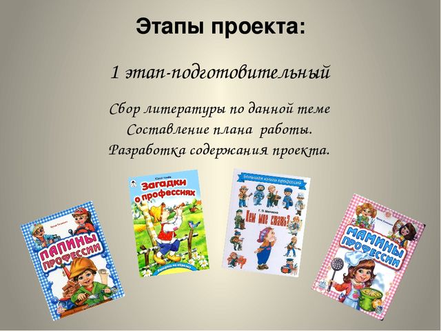 Презентация проекта по теме "Профессии" в старшей группе