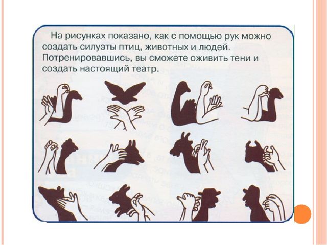 Презентация на тему "Пальчиковые игры и теневой театр"