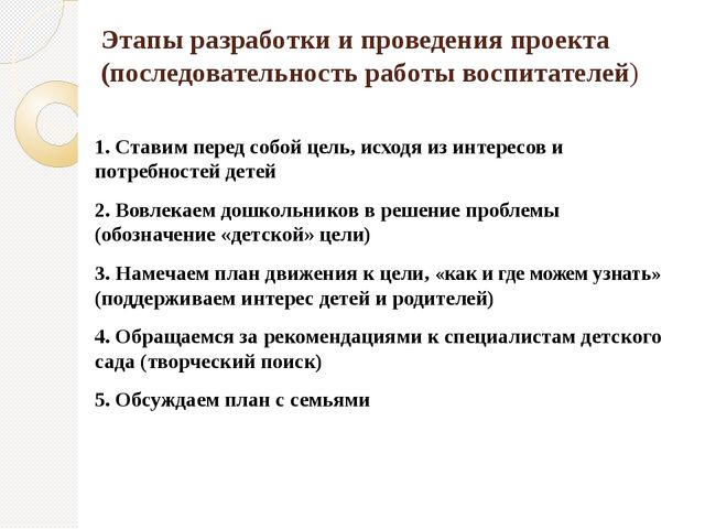 Презентация на тему "Проектная деятельность дошкольников"