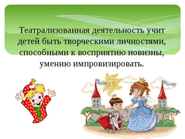 Презентация к ВКР студентки "Театрализованная деятельность"