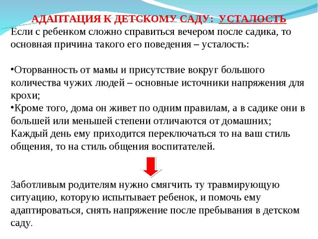 Презентация "Адаптация детей группы раннего возраста"