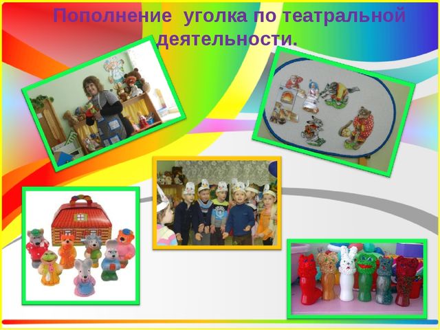 Презентация проектной деятельности в старшей группе "Театр и Мы".