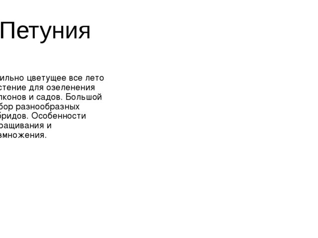 Презентация на тему "Цветочная Азбука"
