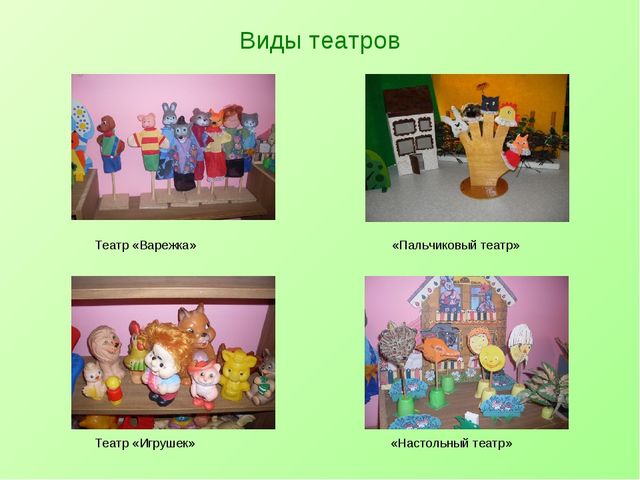 Презентация "Театральная деятельность" из опыта работы.