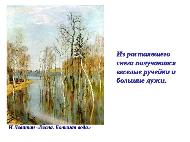 Презентация на тему: "Весна". Подготовительная группа.