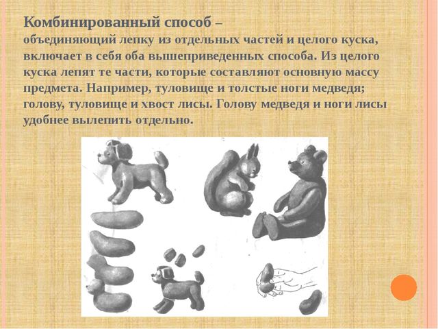 Презентация "Лепка глиной с детьми дошкольного возраста
