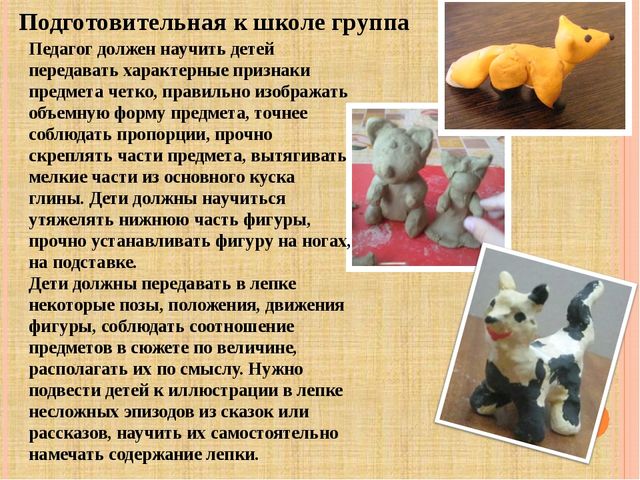 Презентация "Лепка глиной с детьми дошкольного возраста