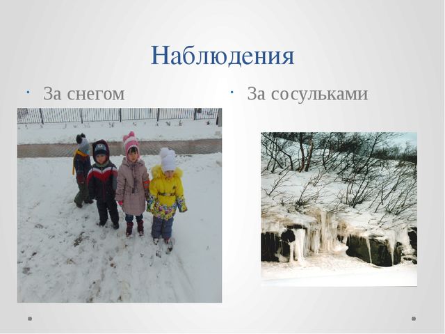 Презентация младшая группа "Что мы знаем о зиме"
