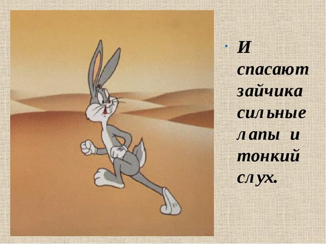 Презентация на тему: "Дикие животные. Заяц"