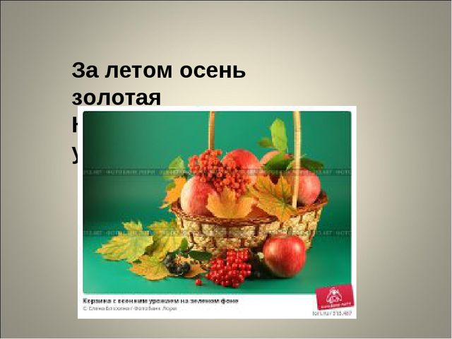 Занятие по развитию речи 6-7 лет. "Золотая осень"