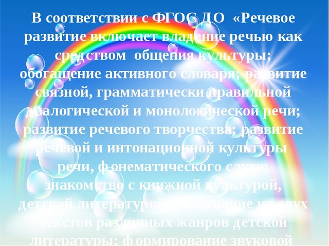 Создание условий для развития речевой активности детей раннего возраста