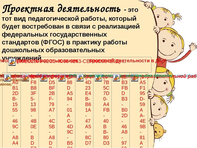 Презентация "Проектная деятельность в ДОУ"