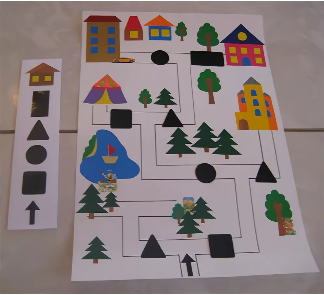Город план средняя группа. Домики с геометрическими фигурами. Математические игры для детей дошкольного возраста. Дидактические подготовительной группе. Пособия для ориентировки в пространстве.
