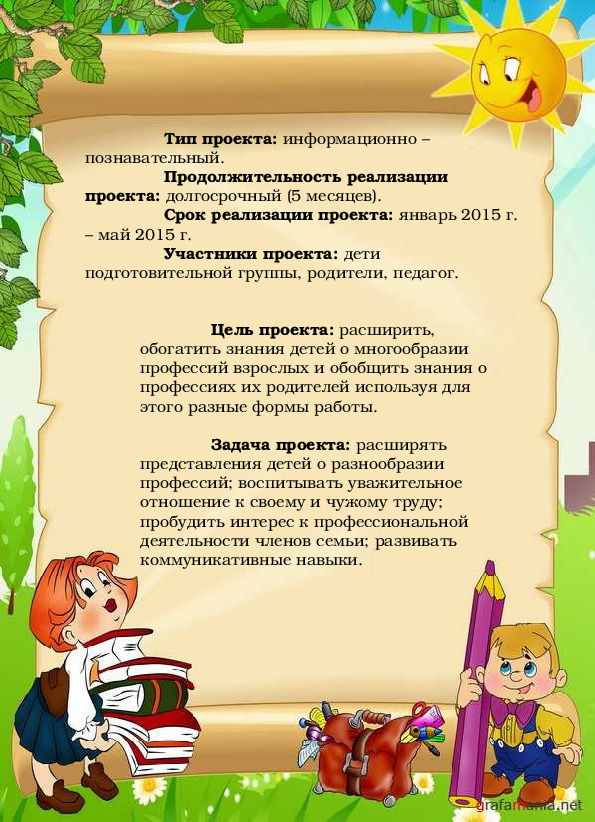 Проект "Все профессии нужны, все профессии важны"