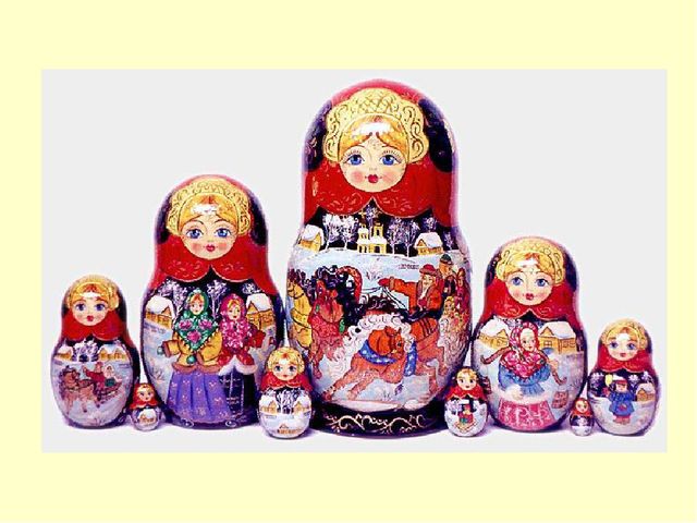 Презентация по ознакомлению дошкольников с народным промыслом Русская матрешка