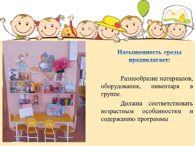 Организация развивающей предметно-пространственной среды в дошкольной организации в свете требований ФГОС