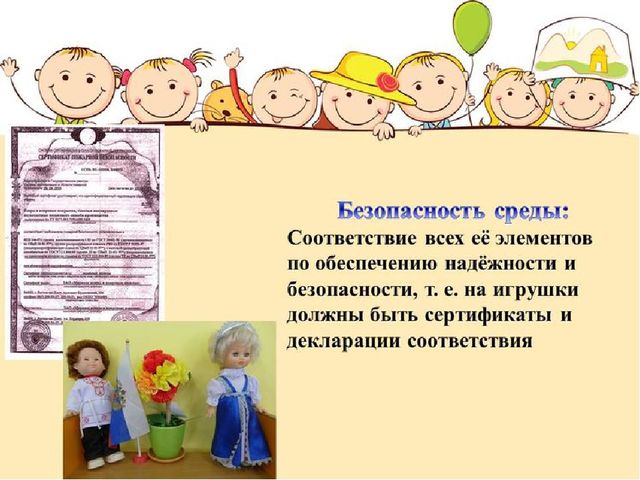 Организация развивающей предметно-пространственной среды в дошкольной организации в свете требований ФГОС