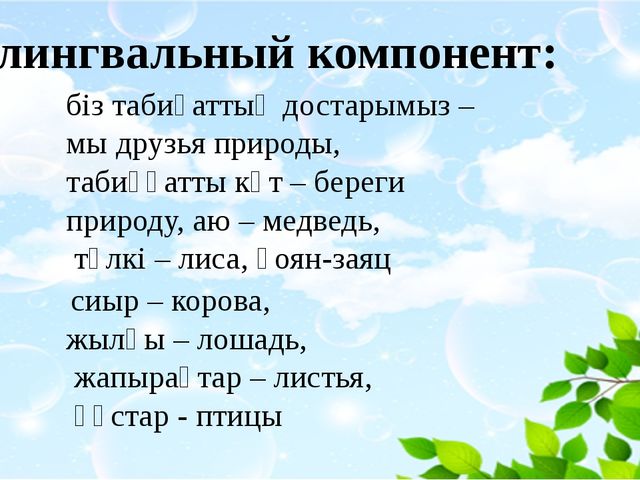 Призентация "Мы друзья природы"