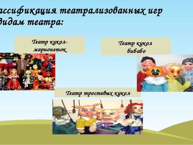 Презентация. Театрализованная деятельность в детском саду.
