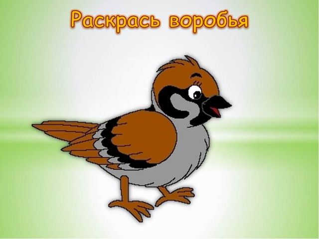 Презентация «Воробей» (для детей старшего дошкольного возраста (5-7 лет)