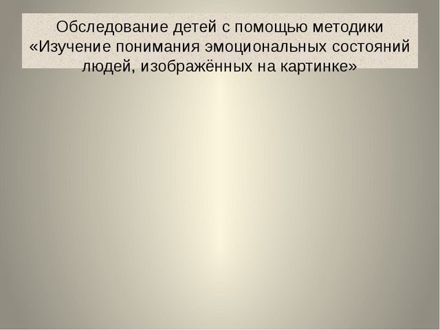 Презентация на тему "Эмоциональное развитие детей дошкольного возраста"