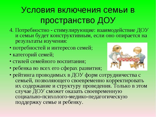 Презентация "ВЗАИМОДЕЙСТВИЕ СЕМЬИ И ДОУ"