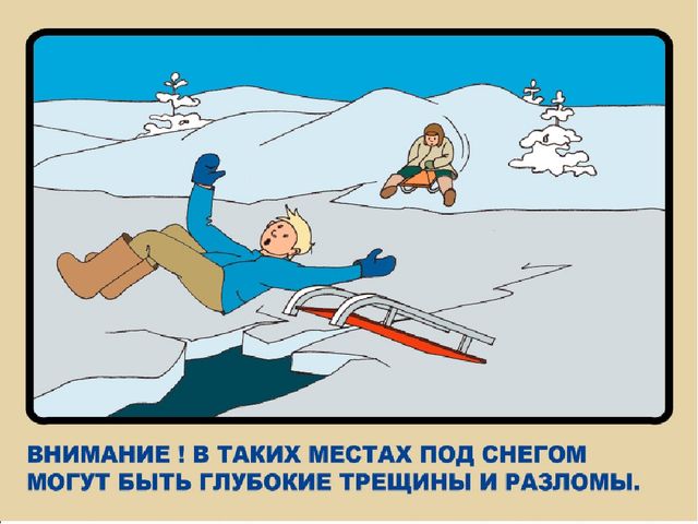Презентация на тему "Правила безопасного поведения на льду"