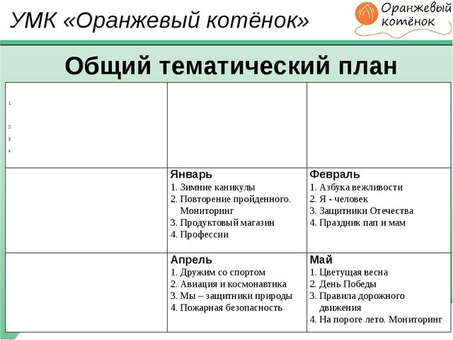 ПРОГРАММА для ДОО "Оранжевый Котенок"