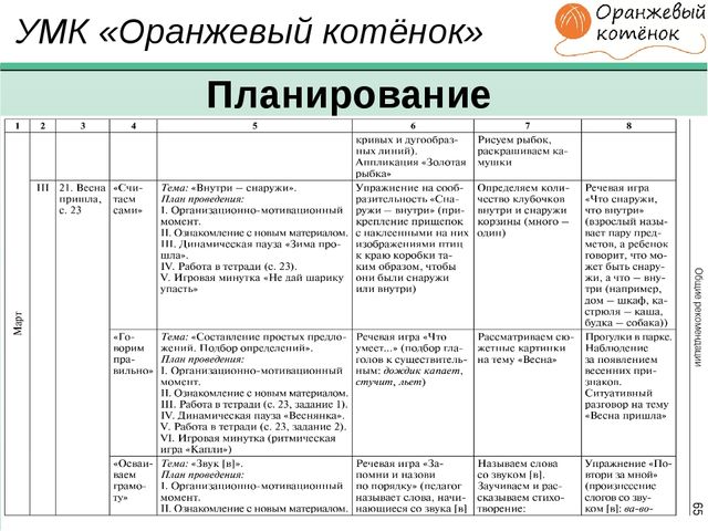 ПРОГРАММА для ДОО "Оранжевый Котенок"