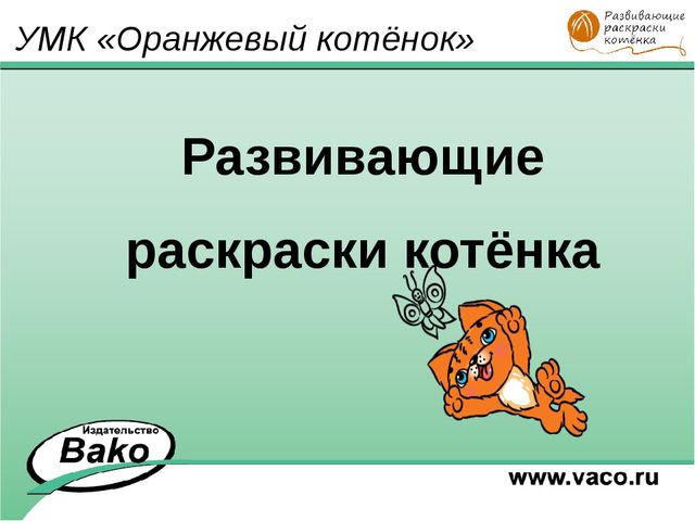 ПРОГРАММА для ДОО "Оранжевый Котенок"