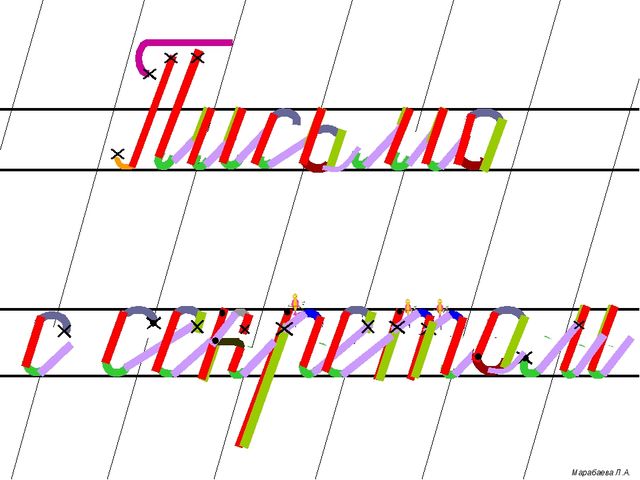 Презентация учимся писать буквы