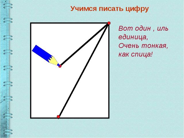 Презентация по математике Учимся писать