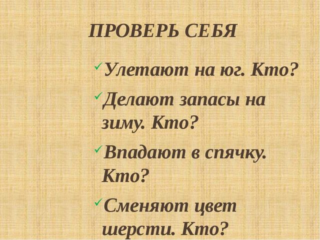 Презентация "Как птицы и звери готовятся к зиме"