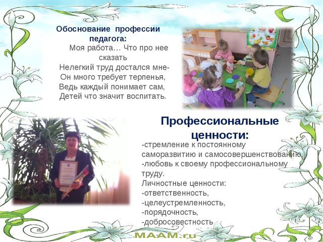 Презентация моя визитная карточка
