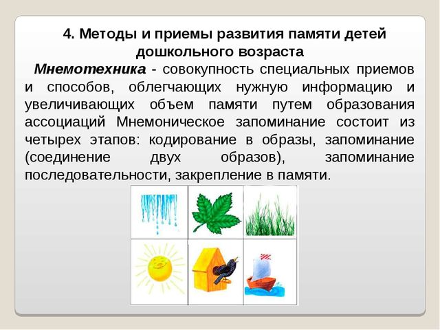 Презентация "Развитие памяти в дошкольном возрасте"
