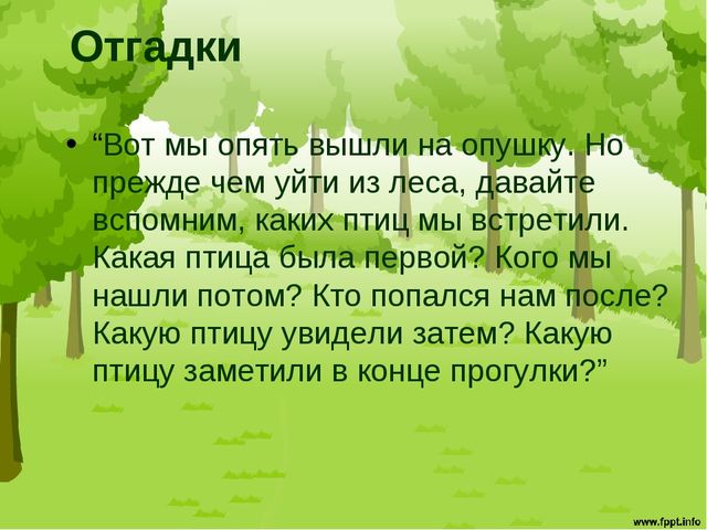 Презентация "Птицы средней полосы России"