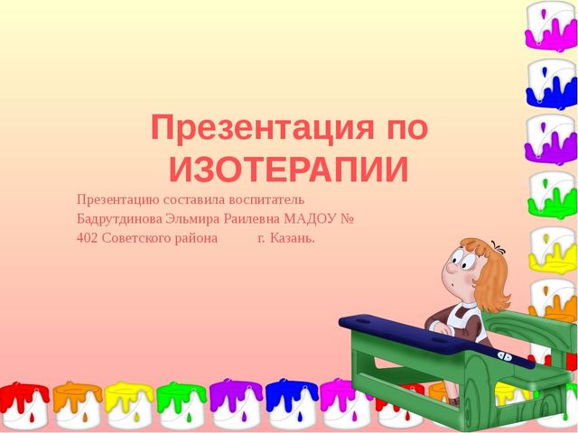 Презентация основных видов Изотерапии