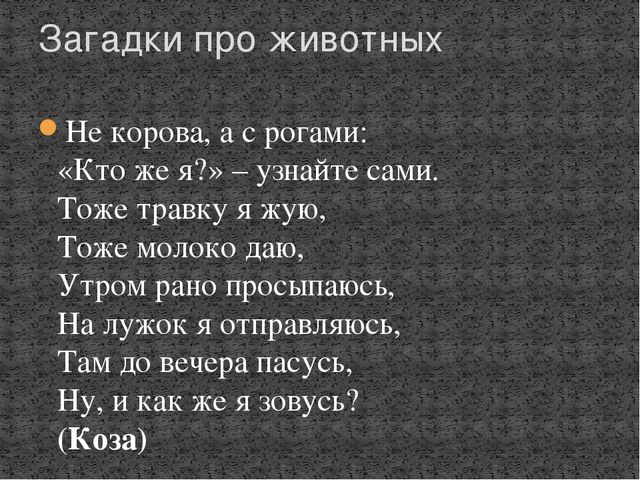 Презентация для младшей группы " Домашние животные"