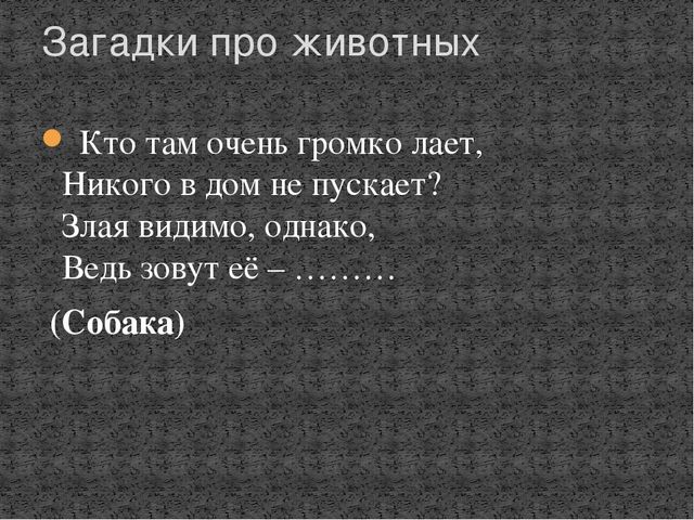 Презентация для младшей группы " Домашние животные"