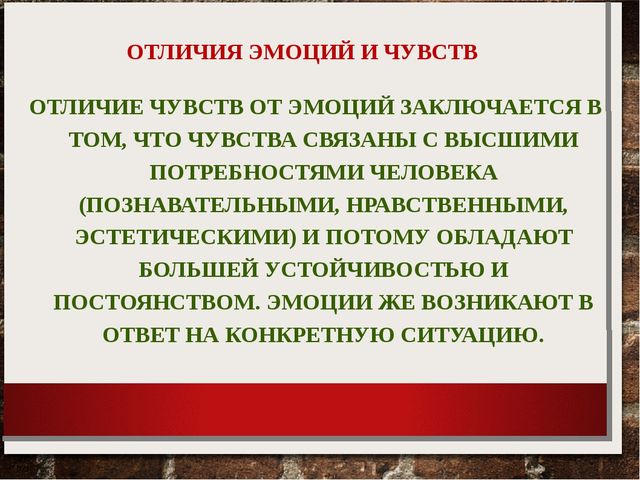 Презентация по психологии на тему "Эмоции"