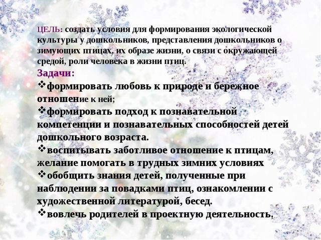 Экологическая акция: "Покормим птиц зимой"