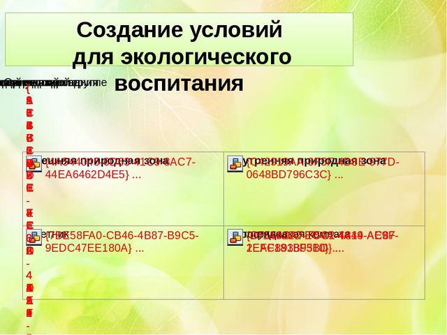 Презентация. Экологическая деятельность в детском саду.