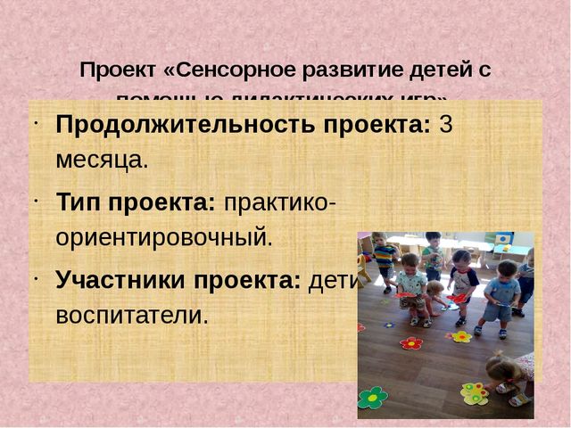 Презентация по сенсорному развитию " Сенсорное развитие детей через дидактические игры"