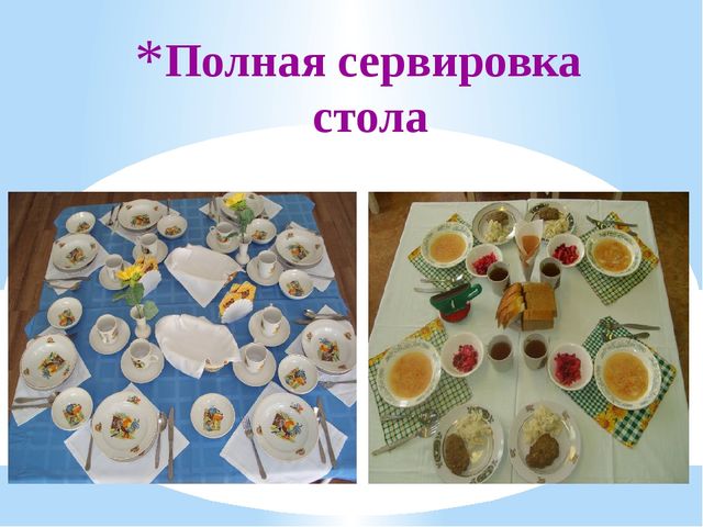 Презентация по этическому воспитанию дошкольников "Сервировка стола"