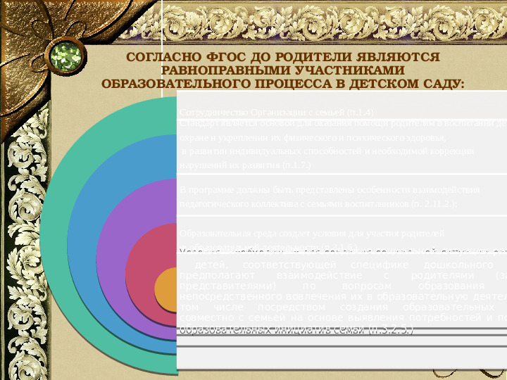 Презентация "Искусство сотрудничества с семьей в условиях ФГОС ДО"
